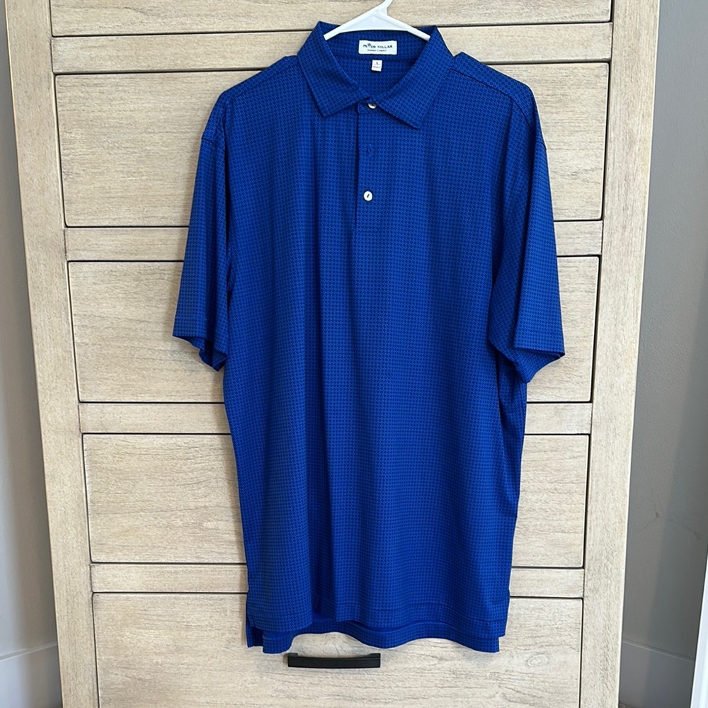 Peter Millar Blue Polo Shirt Classic Comfort